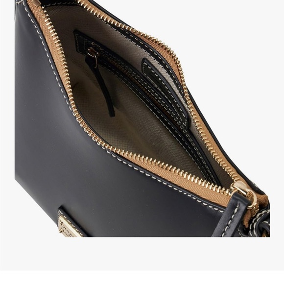 Dooney & Bourke Black Leather Shoulder Bag - Picture 4 of 4